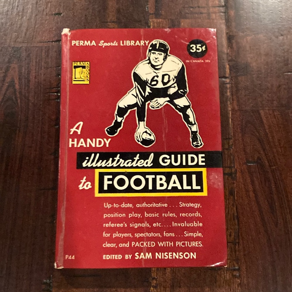 Vintage book - A Handy Illustrated Guide To Football - Sam Ninenson
